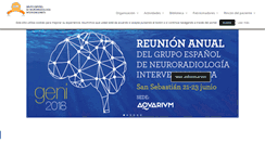 Desktop Screenshot of neurointervencionismo.es